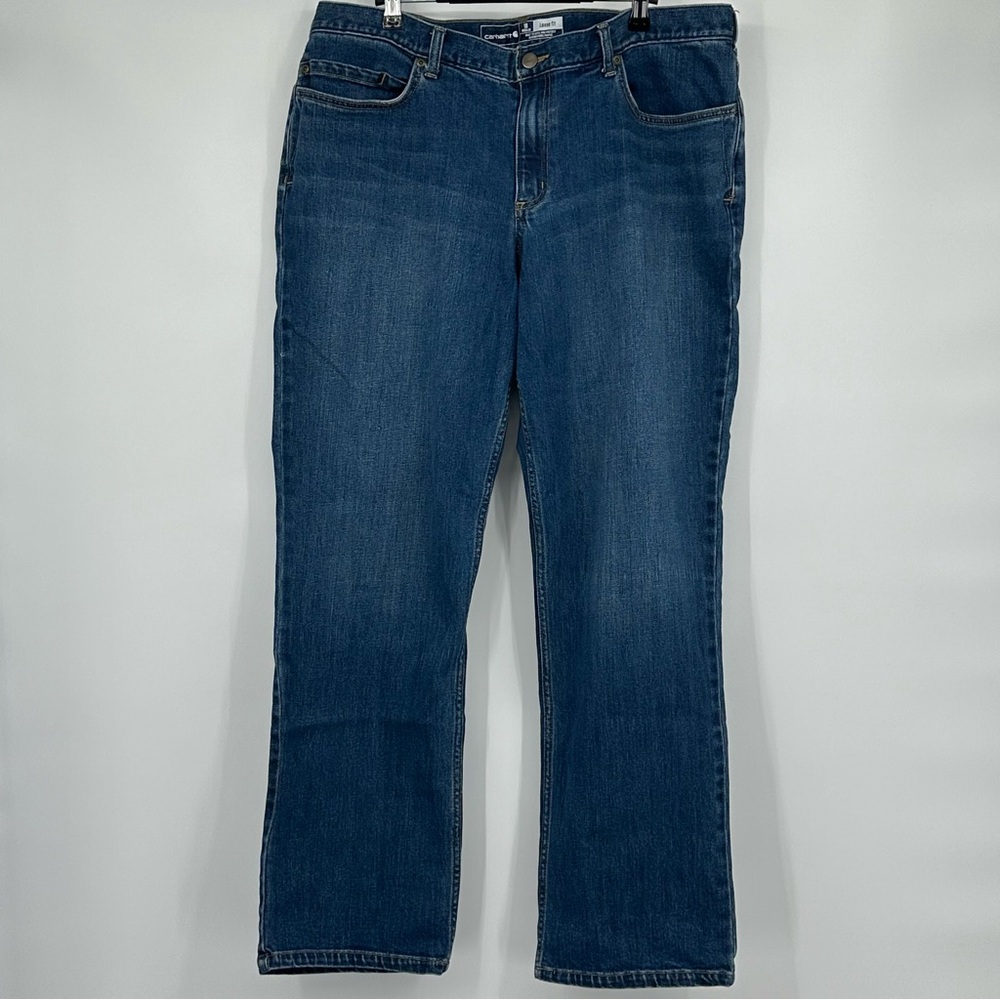 Ladies Carhartt Jeans 18 Reg Loose Fit H0015